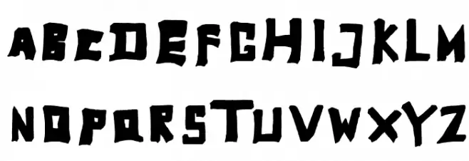 TobyFont-Fullreduced 字体 大写
