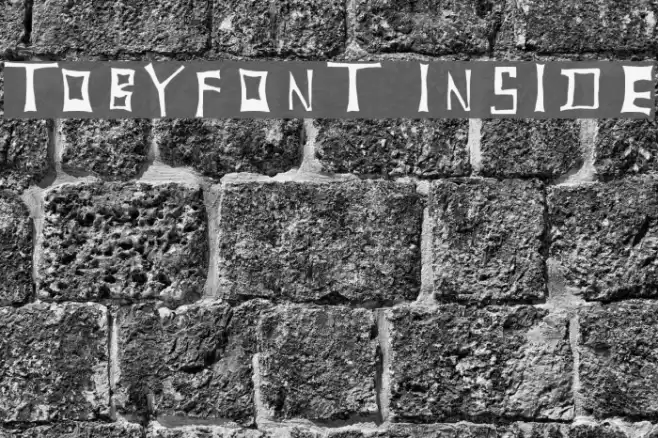TobyFont Inside Font examples