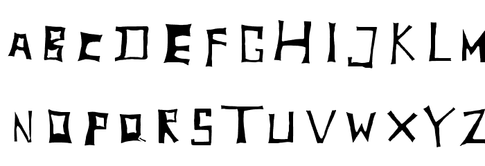TobyFont Inside Font LOWERCASE