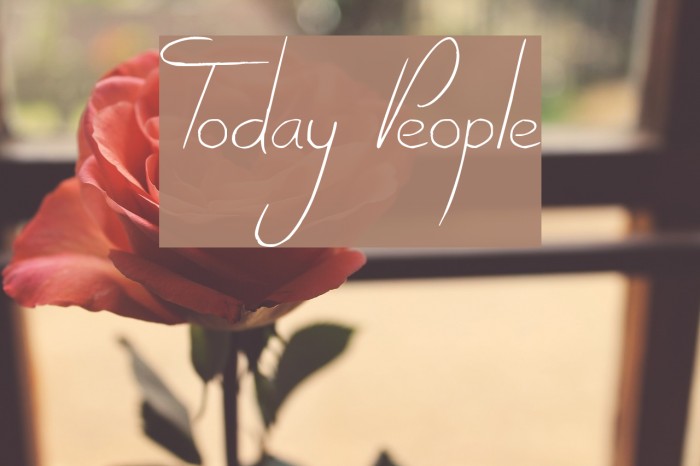 Today the people s