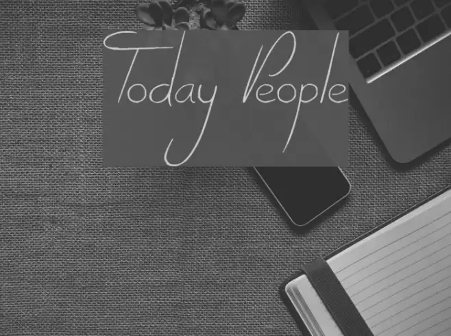 Today People Font examples