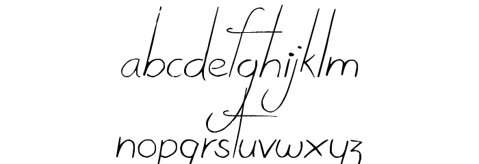 Today People Font LOWERCASE