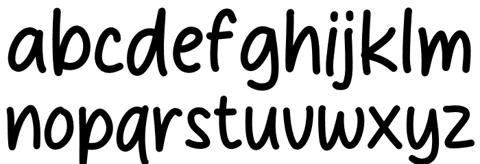 Today Show Font LOWERCASE