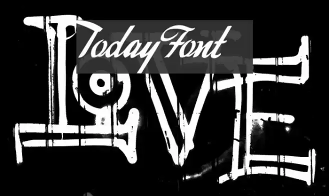Today Font examples