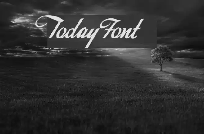 Today Font examples