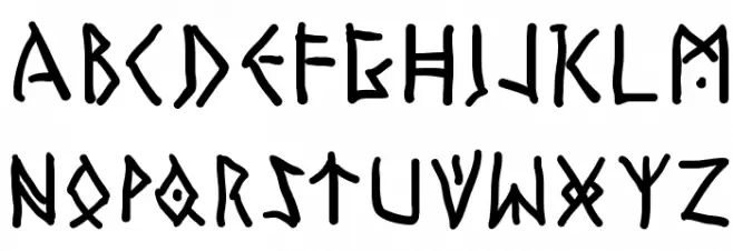 TodayRunes Шрифта ВЕРХНИЙ