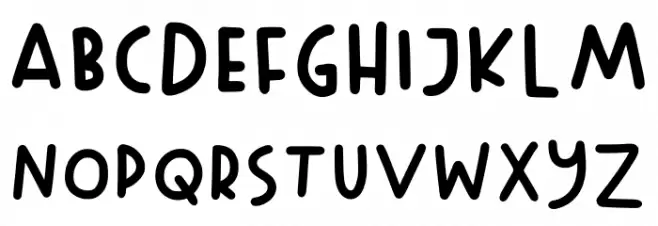 Todayfont1 Regular फ़ॉन्ट अपरकेस