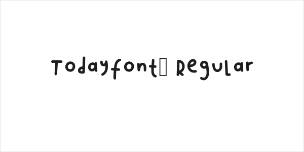 Todayfont1 Regular Logo
