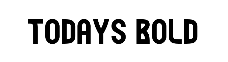 Todays Bold  baixar fontes gratis