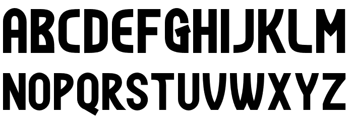 Todays-Bold Font LOWERCASE