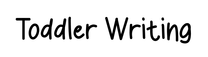 Toddler Writing  font caratteri gratis
