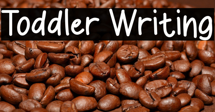 Toddler Writing Example 3