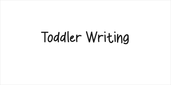 Toddler Writing Logo