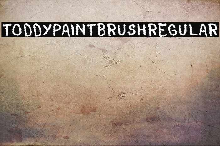 ToddyPaintBrushRegular Example 1