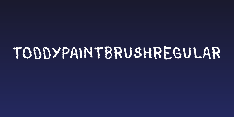 ToddyPaintBrushRegular Social Header