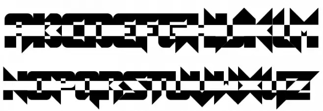 Toe the Line Regular फ़ॉन्ट लोअरकेस