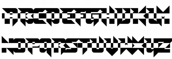 Toe the Line Regular Schriftart Groß