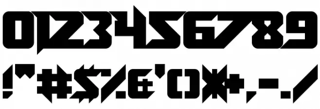 Toe the Lineless Regular Font OTHER CHARS