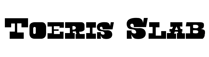 Toeris Slab  Скачать бесплатные шрифты
