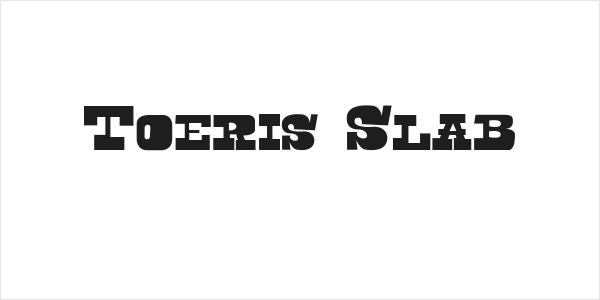 Toeris Slab Logo
