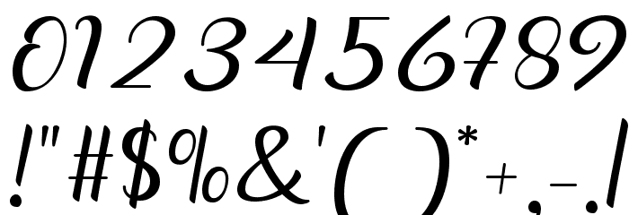Togetha Font OTHER CHARS