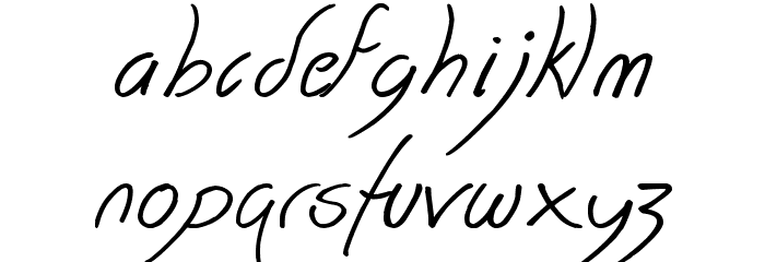 Together Again フォント 小文字