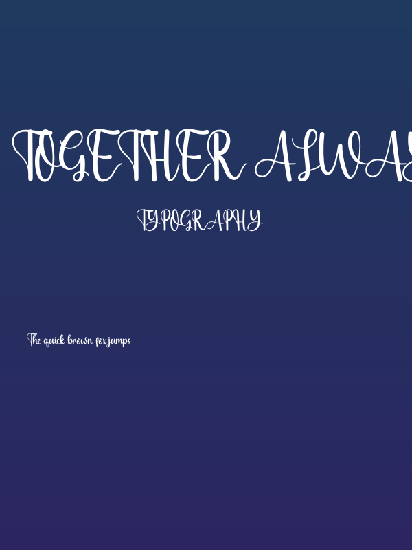 Together Always Poster