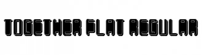 Together Flat Regular  Descarca Fonturi Gratis