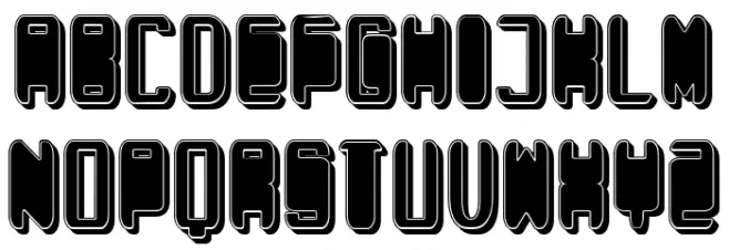 Together Flat Regular Шрифта ВЕРХНИЙ
