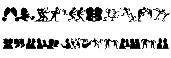 TogetherShadowsOne Font OTHER CHARS