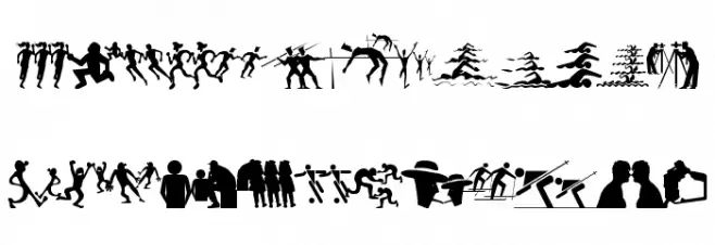 TogetherShadowsOne Schriftart Kleinbuchstaben