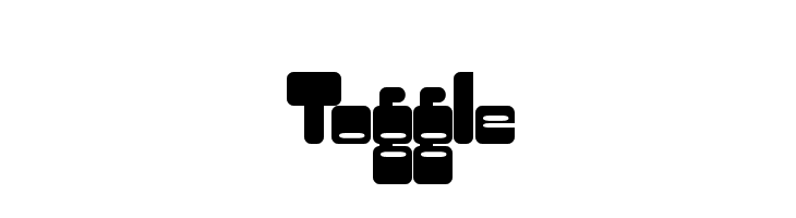 Toggle  フリーフォントのダウンロード