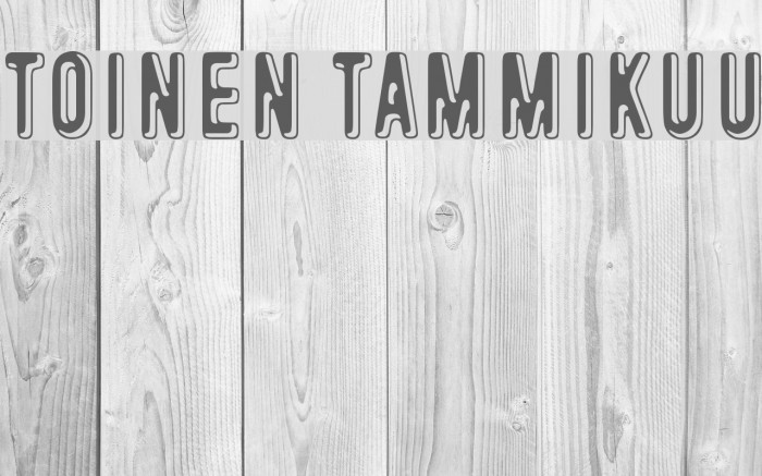 Toinen tammikuu Font examples