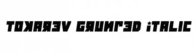 Tokarev Grunged Italic  नि: शुल्क फ़ॉन्ट्स डाउनलोड