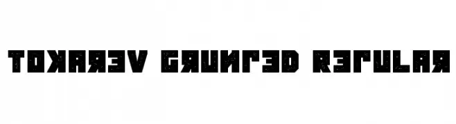 Tokarev Grunged Regular  नि: शुल्क फ़ॉन्ट्स डाउनलोड
