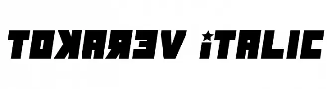 Tokarev Italic  नि: शुल्क फ़ॉन्ट्स डाउनलोड
