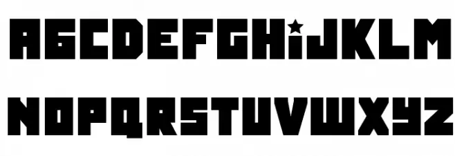 Tokarev Regular Schriftart Groß