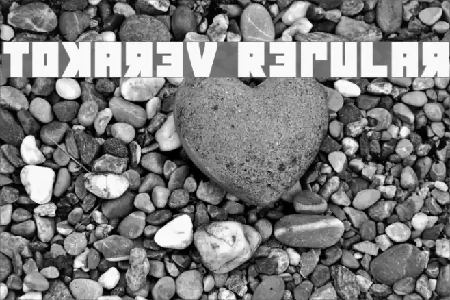 Tokarev Regular Font examples