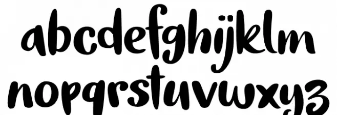 Tokeh DEMO Regular फ़ॉन्ट लोअरकेस