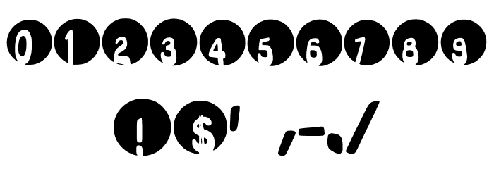 Token No_ 721 Regular Font Alte caractere