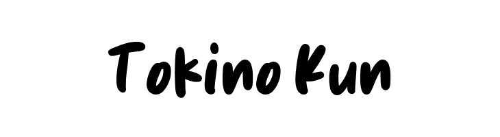 Tokino Kun  नि: शुल्क फ़ॉन्ट्स डाउनलोड