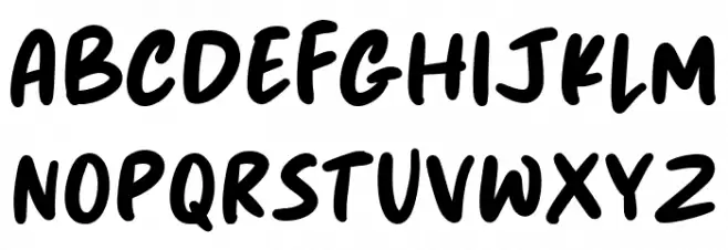 Tokino Kun Font Litere mari