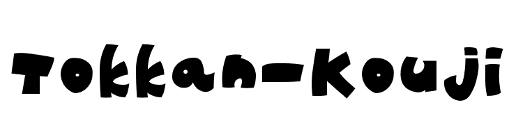Tokkan-Kouji Font