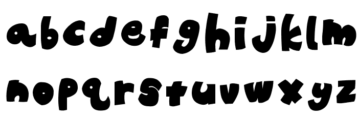 Tokkan-Kouji Font LOWERCASE