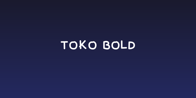 Toko Bold Social Header