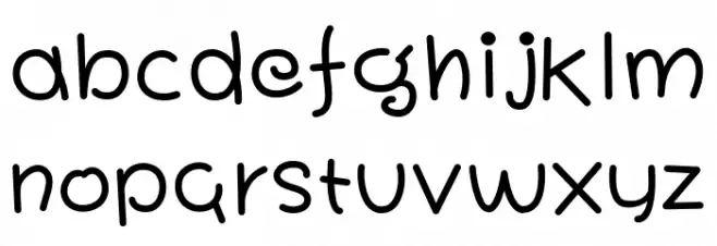 Toko Regular Font LOWERCASE