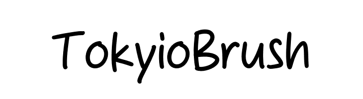 Tokyio Brush  Free Fonts Download