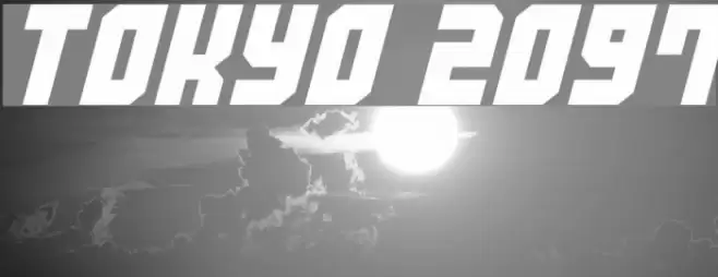 Tokyo 2097 Font examples
