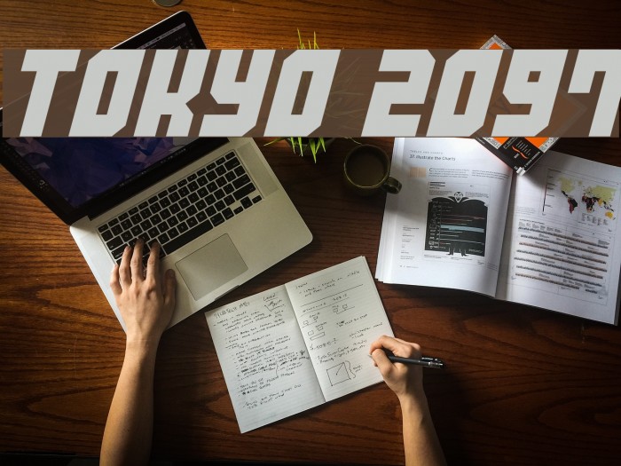 Tokyo 2097 Font examples