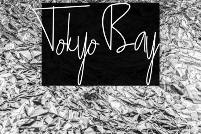 Tokyo Bay Font examples